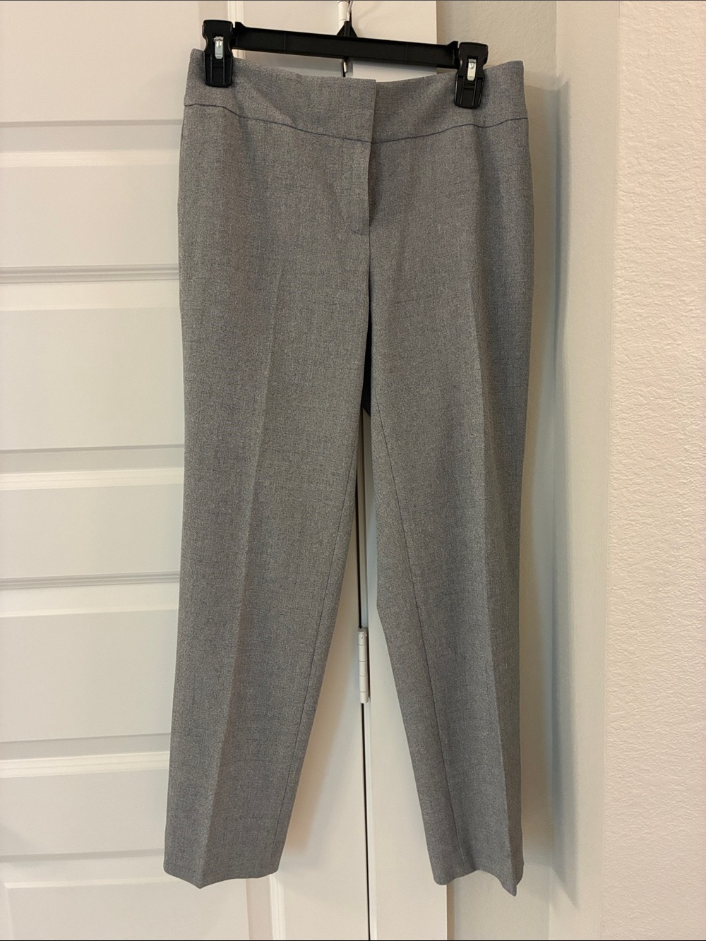 Kasper flat front wide waistband slim trouser pants petite